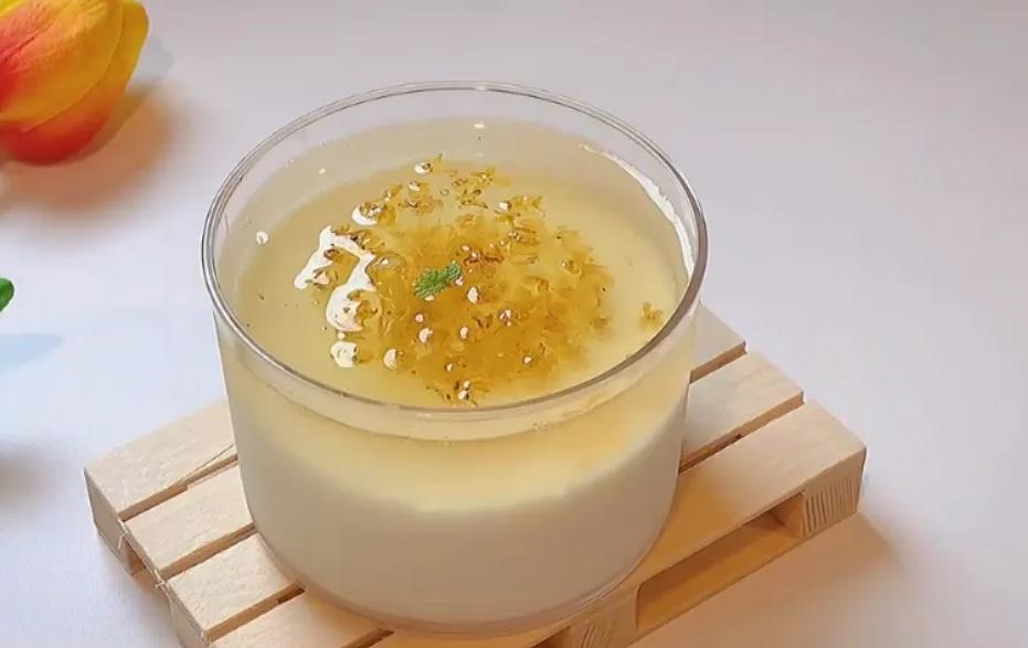 蜂蜜美食之——蜂蜜桂花炖牛奶
