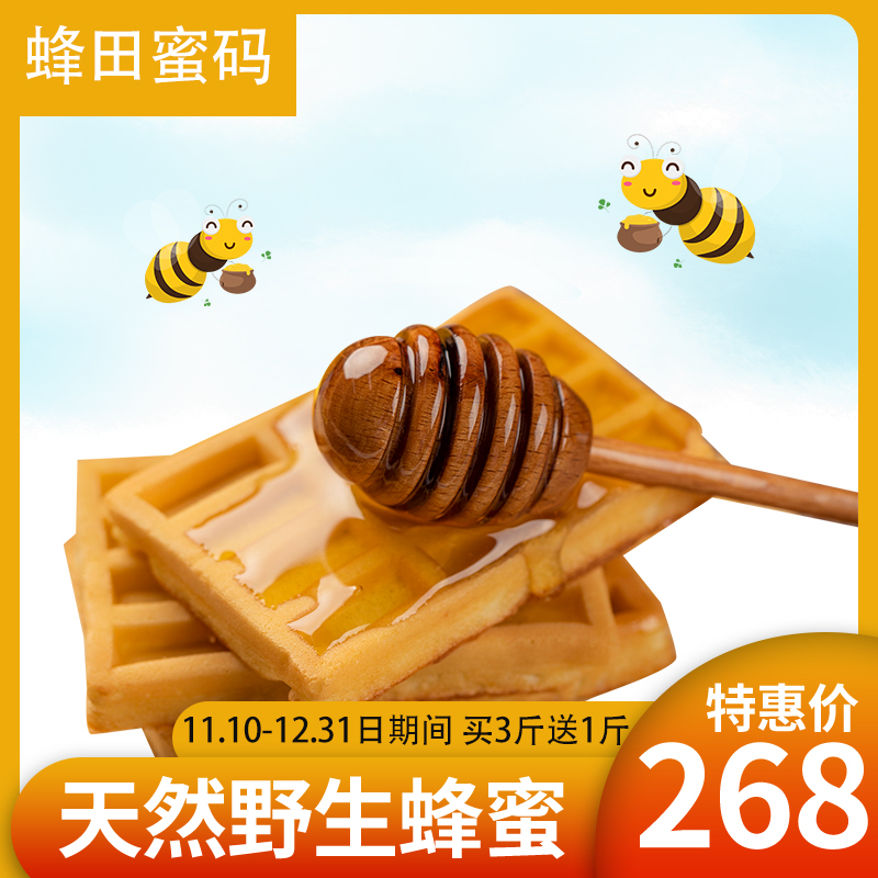 新网特惠活动 纯天然山花蜜 正宗蜂蜜山花蜜正品500g